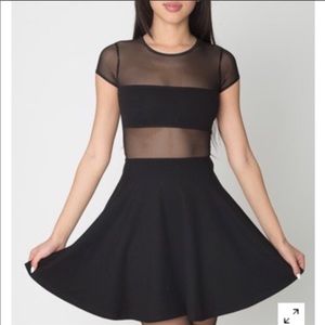 American Apparel Mesh Skater Dress